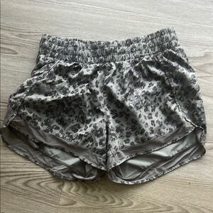 Athleta Gray Athletic Shorts with Elastic Waistband